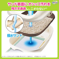 猫砂 デオトイレ ふんわり香る 消臭・抗菌サンド 気分安らぐ茶葉の香り 3.8L 1袋 ユニ・チャーム