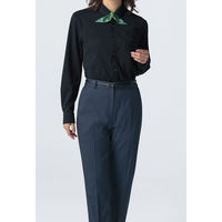 selery 長袖ニットシャツ L ブラック 37310-L 1枚（直送品）