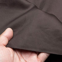 日本紐釦貿易 綿サテン生地 巾108cm×4m切売カット 茶 手芸・ハンドメイド用品 YS11063-72-4M 1カット（直送品）