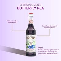 業務用 割り材 モナン バタフライピー・シロップ 700ml 1本 MONIN 割材 ドリンクベース フレーバーシロップ