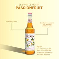 業務用 割り材 モナン パッションフルーツ・シロップ 700ml 1本 MONIN 割材 ドリンクベース フレーバーシロップ