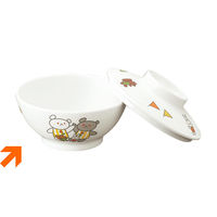 こぐまちゃん 飯茶碗 身 108×50mm J5BKO 1個 メラミン食器 食洗機可 給食 日本製 国際化工
