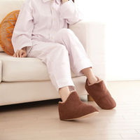 アルファックス 極暖 足が包まれるスリッパ M 508700 1個（直送品）