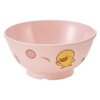 ひよこぐみ 飯茶碗 小 ピンク 104×48mm J30HIP  1セット（1枚×5）メラミン食器 食洗機可 日本製 国際化工