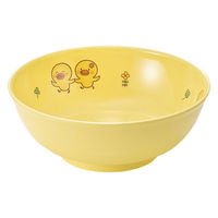 ひよこぐみ ボール 中 イエロー 157×59mm J49HIY 1セット（1個×5）メラミン食器 食洗機可 日本製 国際化工