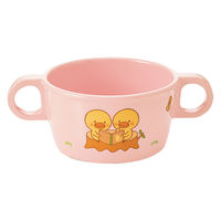 ひよこぐみ 両手付カップ ピンク 143×95×51mm 540HIP 1セット（1個×5）メラミン食器 食洗機可 日本製