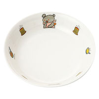 こぐまちゃん 14cm丸深皿 142×33mm D52KO 1セット（1枚×5）メラミン食器 食洗機可 日本製 子ども用 国際化工
