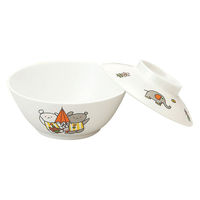 こぐまちゃん 汁椀 身 112×46mm J6BKO 1セット（1個×5） メラミン食器 食洗機可 給食 日本製 国際化工