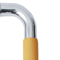 清水 木製O型両面ドアハンドル(ナチュラル) 450mm SH-DHO450M-N 1セット(1組×10)（直送品）