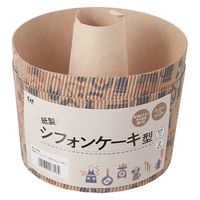 貝印 紙製 シフォンケーキ型 17cm 2枚入り 000DL7226 1セット(2枚入×3個) 製菓用品 貝印