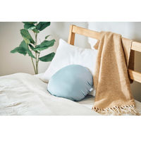 QUADS 蓄熱式ビーズクッション湯たんぽ smore(スモア) ブルーグレー QS552BG 1台（直送品）