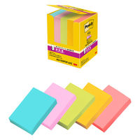 スリーエム（3M） ポストイット ポップアップふせん 付箋 強粘着 詰替用 75×50mm マルチカラー5色 1箱（5冊）×5