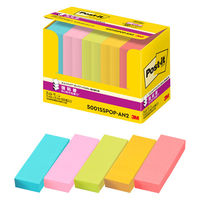 スリーエム（3M） ポストイット ポップアップふせん 付箋 強粘着 詰替用 75×25mm マルチカラー5色 1箱（20冊）×10