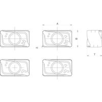ダイジェット工業 ダイジェット ショルダーエクストリームインサート JC7550 ZNGU110516ZER-SL 1セット(10個)（直送品）