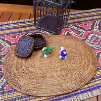 トモ・コーポレーション ランチョンマット 30×28cm 丸 編み ケタ 407103 1個（直送品）