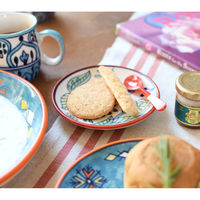 トモ・コーポレーション 豆皿 11.5cm プリヤ ストーンウェア ブルークリスタル 407137 1個（直送品）