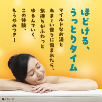 入浴剤 にごり湯 バスロマン ミルキーホリック ハニー×ピオニーの香り クリーミーイエローの湯色 600g 1個 アース製薬