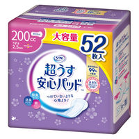 リフレ 超うす安心パッド 大容量 特に多い時も安心用 200cc 29cm 1セット（52枚×3パック）軽失禁 尿もれ  リブドゥコーポレーション