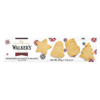 クリスマス カジュアルギフト フェスティブシェイプ ショートブレッド #1458 1セット（1個×3）