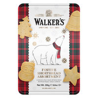 クリスマス カジュアルギフト 白くま 缶 #1988 1セット（1個×3）