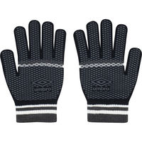 umbro(アンブロ) サッカー 手袋 ニットグローブ F ブラック×グレー UUAYJD54 1セット（2双）（直送品）