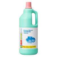 台所用漂白剤 塩素系 キッチンブリーチ  1500mL 1セット（1個×12） ロケット石鹸 厨房用漂白剤 アスクル限定 オリジナル
