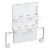 キッチンペーパーホルダー ラップホルダー マグネット ホワイト FK-WPNW 1セット（1個×3） 伸晃