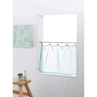 平安伸銅工業 突っ張り棒 取付幅:32~46cm ミニSS 突ぱりスマートポール 細タイプ 木調 215568 1個（直送品）