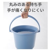 リス ベルク 広口バケツ 12SB ブルー 1個 GBEC215
