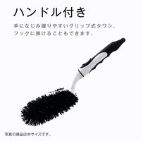 日本クリンテック ハンドル付きたわし カビ 腐食に強い 浴室 床 キッチン 鍋 かため 大サイズ 485635 1個（直送品）