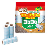 コロコロ スペアテープ 取り替え フロアクリン 45周 1セット（4巻入×2パック） ニトムズ