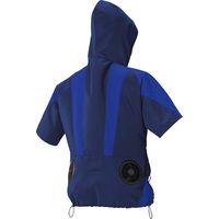 アイリスオーヤマ ファン付き作業服　クールウェア　OUTDOOR　半袖LL　ブルー COHS-LL02-A 1セット（直送品）