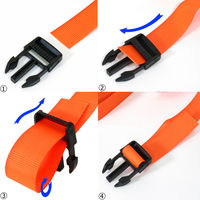 コンヨ 荷締ベルト ワンタッチ 2m 21556 1個