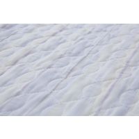 西川 二重ガーゼ敷きパッド 100×205cm 5CG052 ブルー 05600667 1枚（直送品）