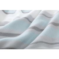 西川 涼感3重ガーゼケット　シングル140×190cm 1741 サックス 2032-74105 1枚（直送品）