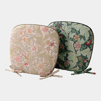 川島織物セルコン モリスデザインスタジオ レスターアカンサス シートクッション 450×430mm ベージュ LN1714_98BE 1個（直送品）