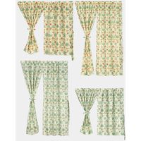 川島織物セルコン モリスデザインスタジオ デイジーシアー スタイルのれん 1450×1500mm ライトオレンジ 1枚（直送品）