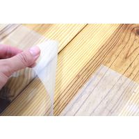 明和グラビア 透明チェアマット　90cm×120cm 透明チェアマット　90CMX120CM 1本