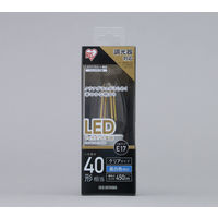 アイリスオーヤマ LED フィラメント電球 40形 LDC4N-G-E17/D-FC クリア 1個（直送品）
