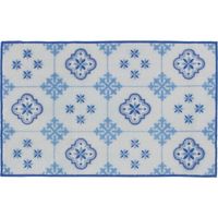 【ギフト包装】尾崎　モロッコタイル柄　大判バスマット　210080124　1個（直送品）