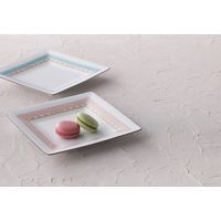 【ギフト包装】ノリタケカンパニーリミテド　ノリタケ　ハミングブルー＆ブロッサム　ペアスクエアプレート　210135018　1個（直送品）