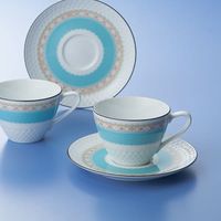 【ギフト包装】ノリタケカンパニーリミテド　ノリタケ　ハミングブルー　ペアカップ＆ソーサー　210135034　1個（直送品）