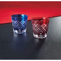 【ギフト包装】木本硝子　江戸切子　重ね矢来　ペアオールド　210154063　1個（直送品）