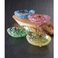 【ギフト包装】アデリア　津軽びいどろ　津軽の情景　豆皿4枚セット　210155035　1個（直送品）