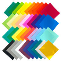 エヒメ紙工 アイアイカラー単色おりがみ こはく 150×150mm 100枚入 AI-TAN38