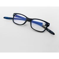 ハート光学 首に掛けられるリーディンググラス スクエア型老眼鏡 クリアネイビー NCPR01 +3.00 1個（直送品）