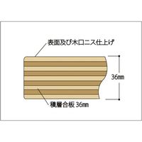 【車上渡し】山金工業 スーパータイプ 作業台 耐荷重3000kg 合板ニス仕上天板 木目×グリーン SSNH-1275-NG 1台（直送品）