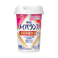 明治 明治メイバランスMiniカップ ストロベリー味 321260 1ケース（24個入） 　介援隊 E1224（直送品）