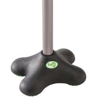 【アウトレット】竹虎 ヒューゴステッキオフセット多点杖 グレー 104764 1本 W1665