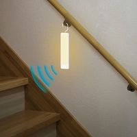 ムサシ どこでもひっかけ薄型センサーライト ASC-800 418823 1台 O0948